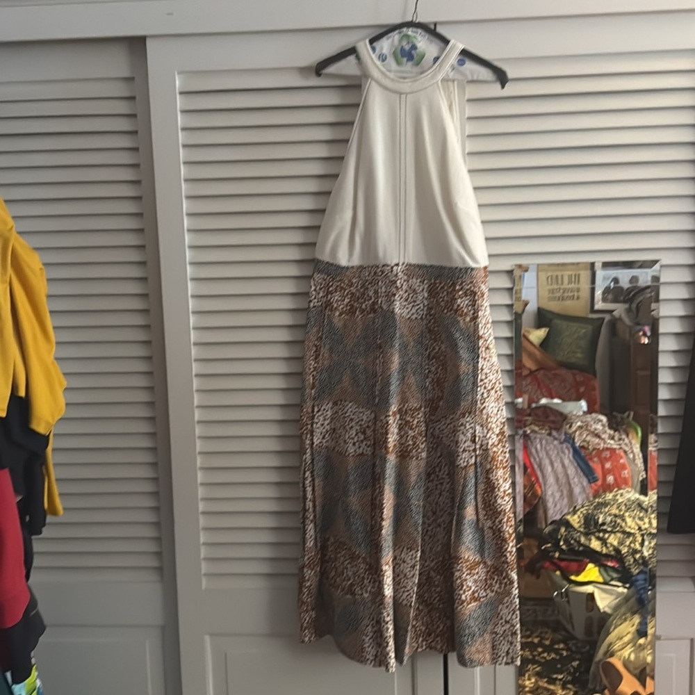 Africa inspired halter dress